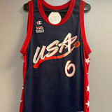 Vintage Champion Team USA Penny Hardaway Jersey