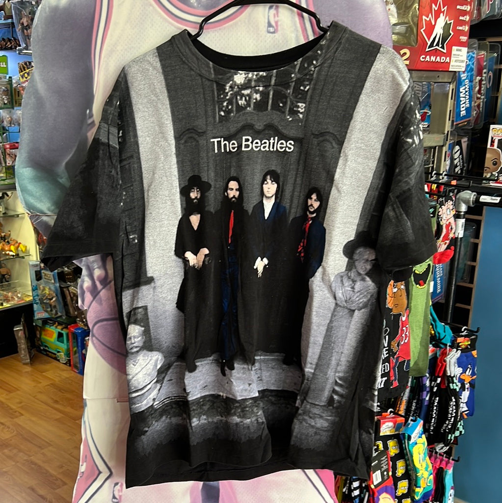Vintage Beatles All Over Print 90's Band T-shirt ! – Santiagosports