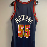 Vintage Champion Denver Nuggets Dikembe Mutombo Jersey