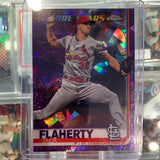 Jack Flahrety 2019 Topps Chrome Sapphire 2nd Year Purple /10