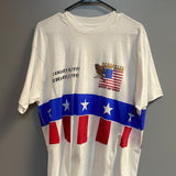 Vintage Fruit Of Loom T Shirt Support Our Troops