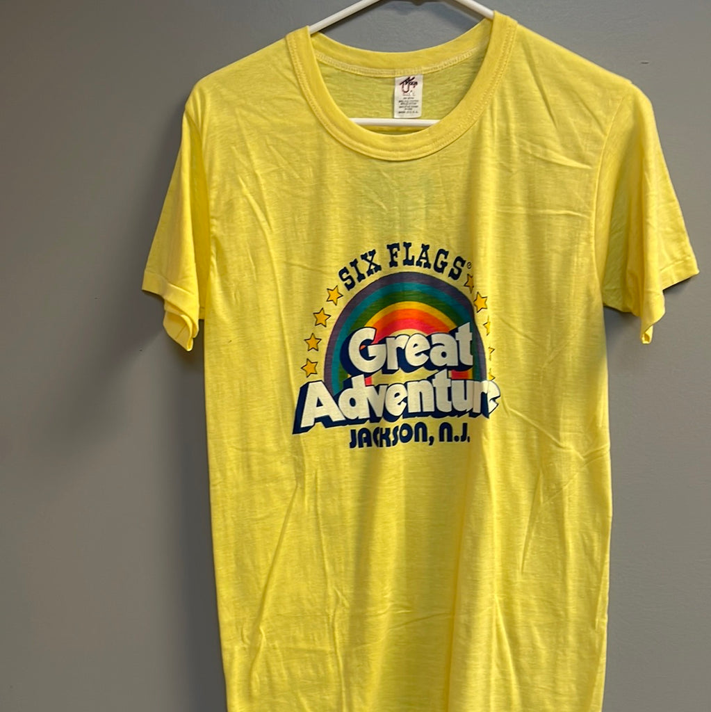 TeeJays Vintage T Shirt Six Flags Great Adventure – Santiagosports